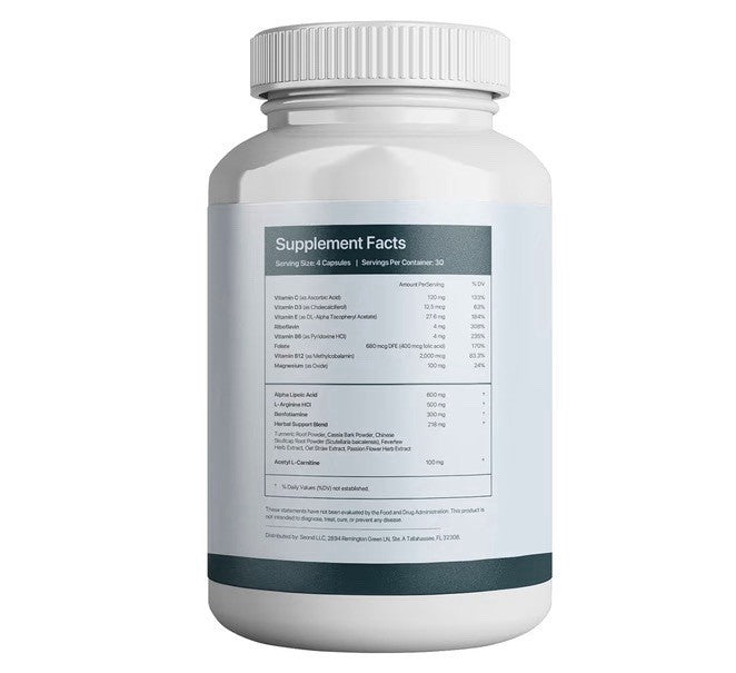 NEUROSMILE Nerve Support Supplement Support Healthy Sensation Relaxation 120caps