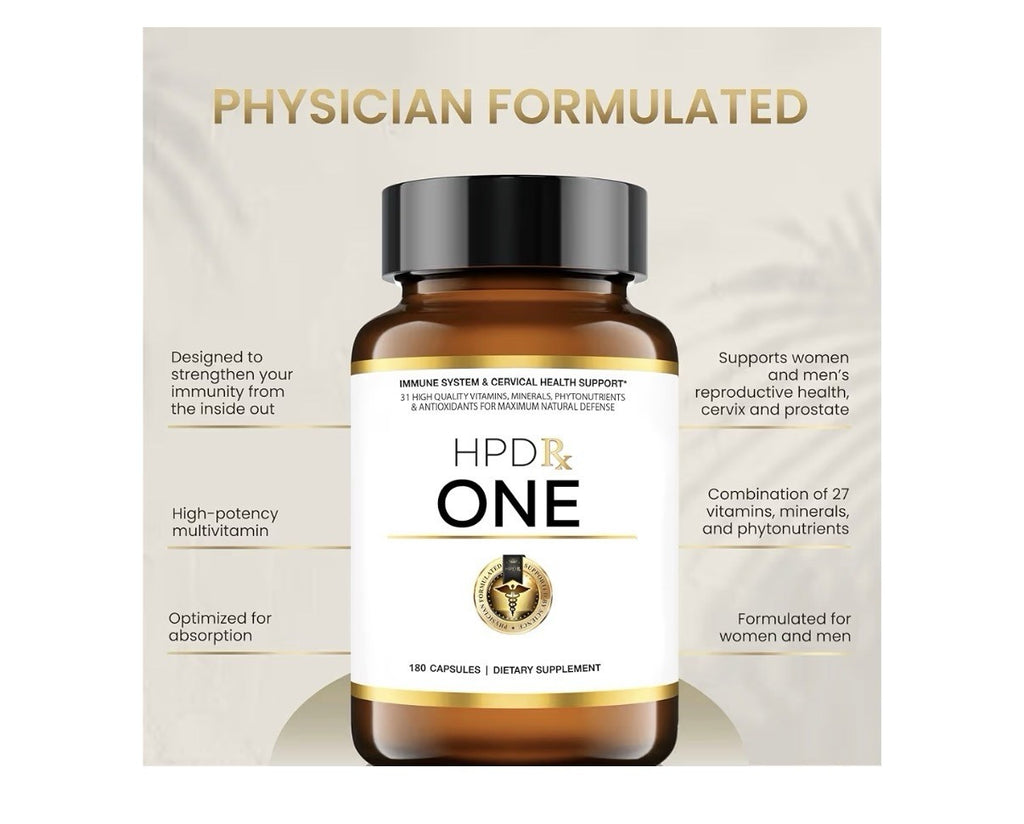 2 Packs HPD Rx ONE Immunity Boost Multivitamin Supplements for Women And Men