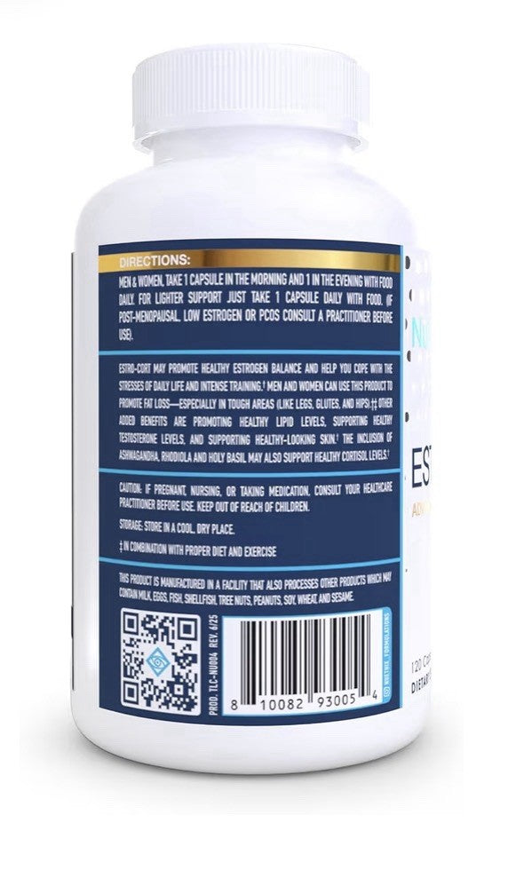 NuEthix Estro-Cort Advanced Hormonal Support Dietary Support 60 Capsules