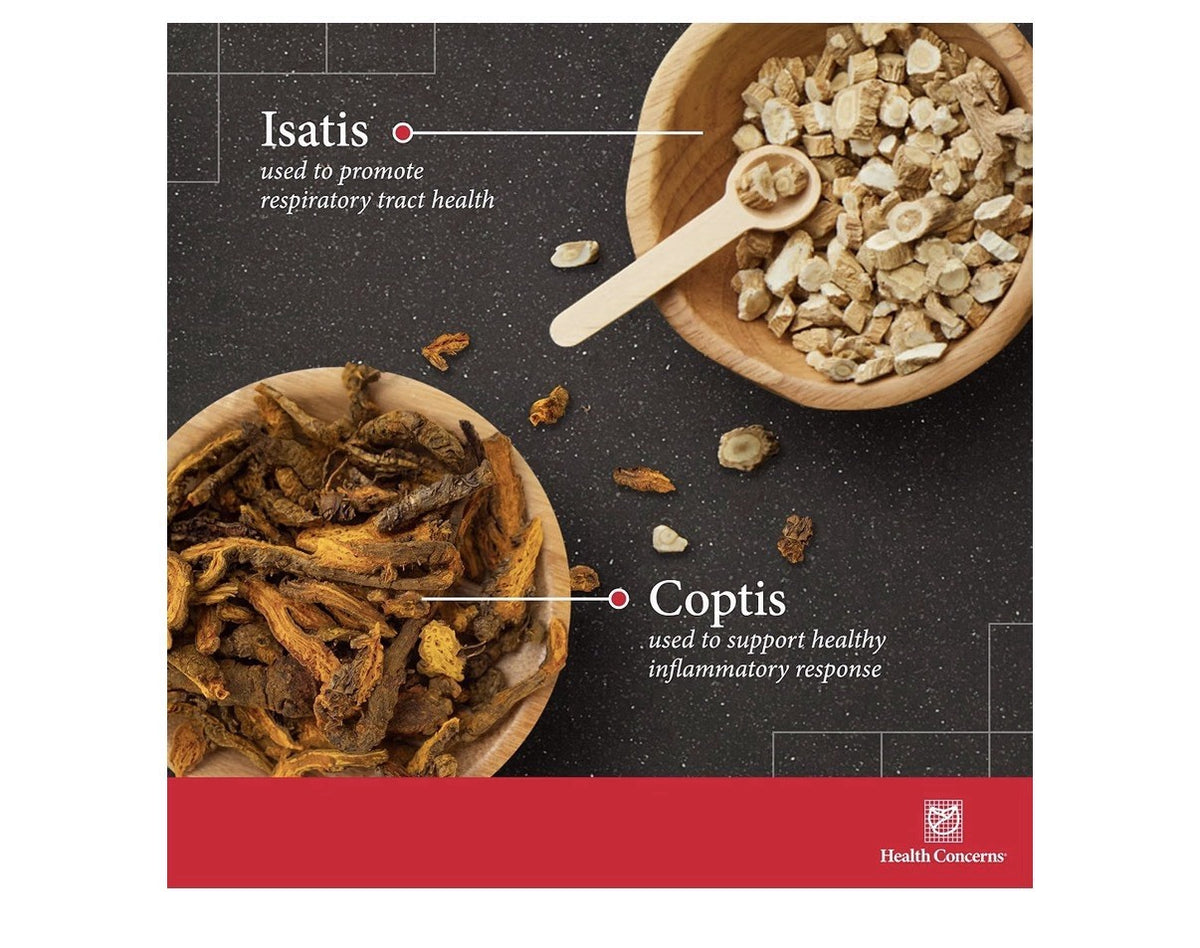 Health Concerns Coptis Purge Fire Herbal Supplement Skin Throat Sinus Immune 90c