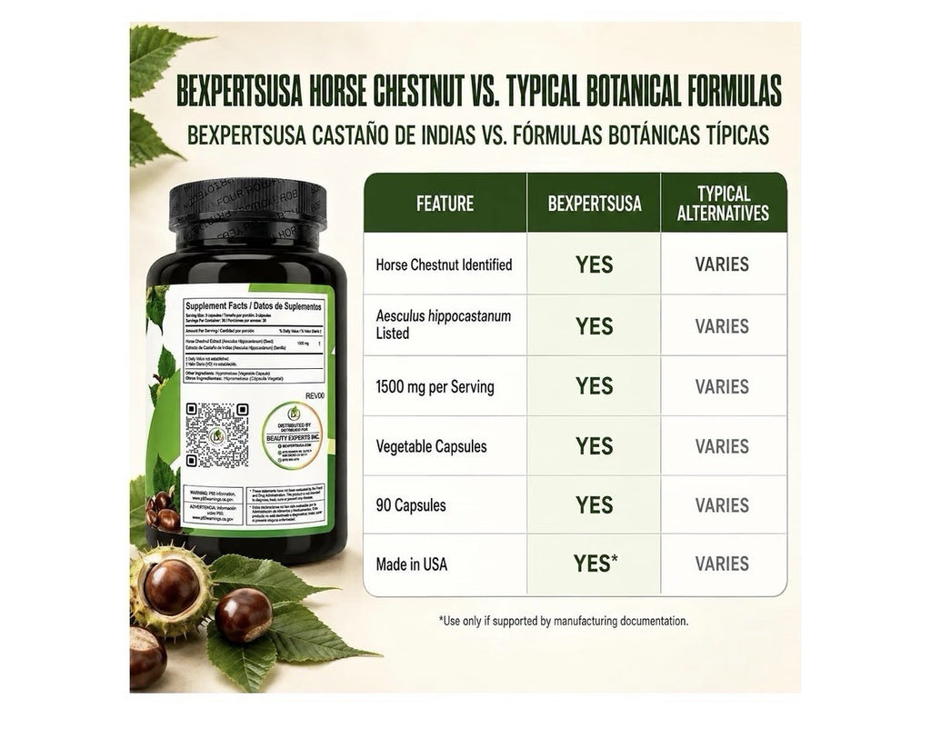 B-Experts Castaño De Indias Horse Chestnut Natural Circularity Vein Health 90cap