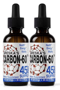 Greska's Carbon 60 in Organic Sunflower Oil Health Energy Vitality 2 Packs