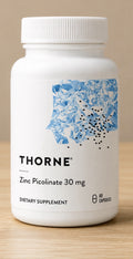 THORNE Zinc Picolinate 30 mg Dietary Supplement 60 Capsules