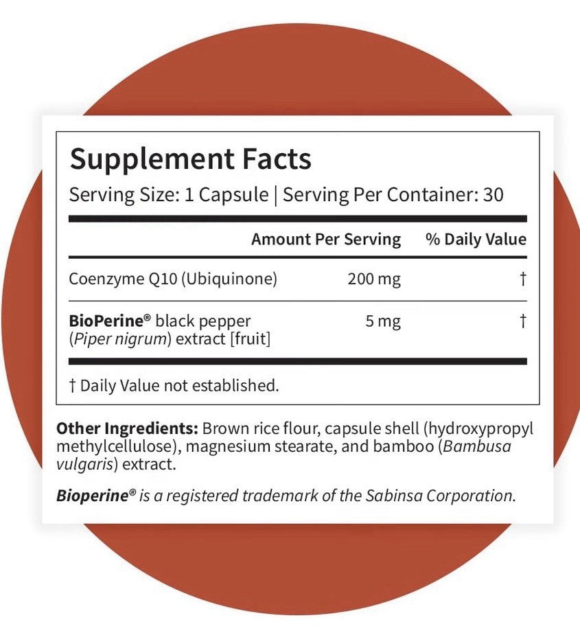 3 Pack Pattern Wellness CoQ10 Cardiovascular Antioxidant Cellular Energy