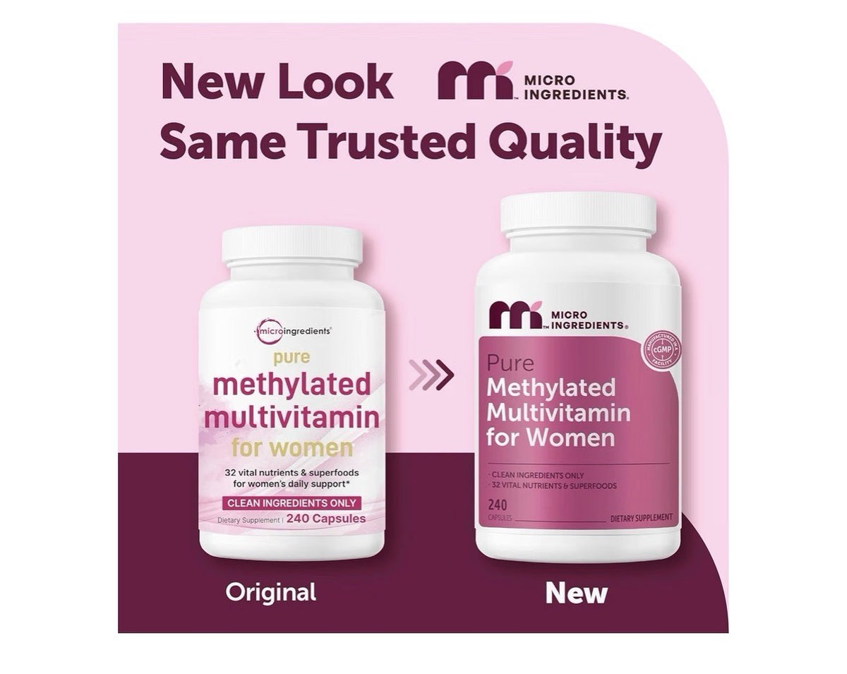 Micro Ingredients Pure Methylated Multivitamin for Women Clean Ingredients 240ca