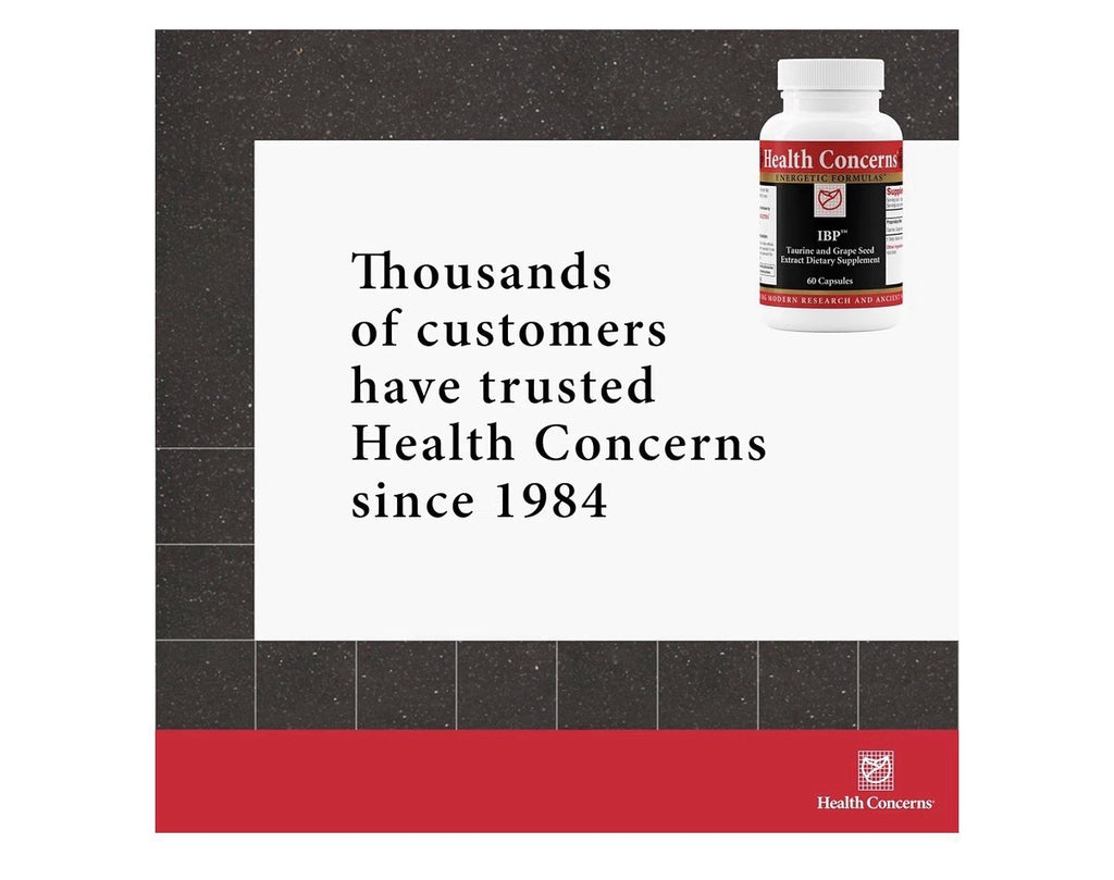 Health Concerns IBP Taurine & Grape Seed Extract Heart Blood Pressure Support