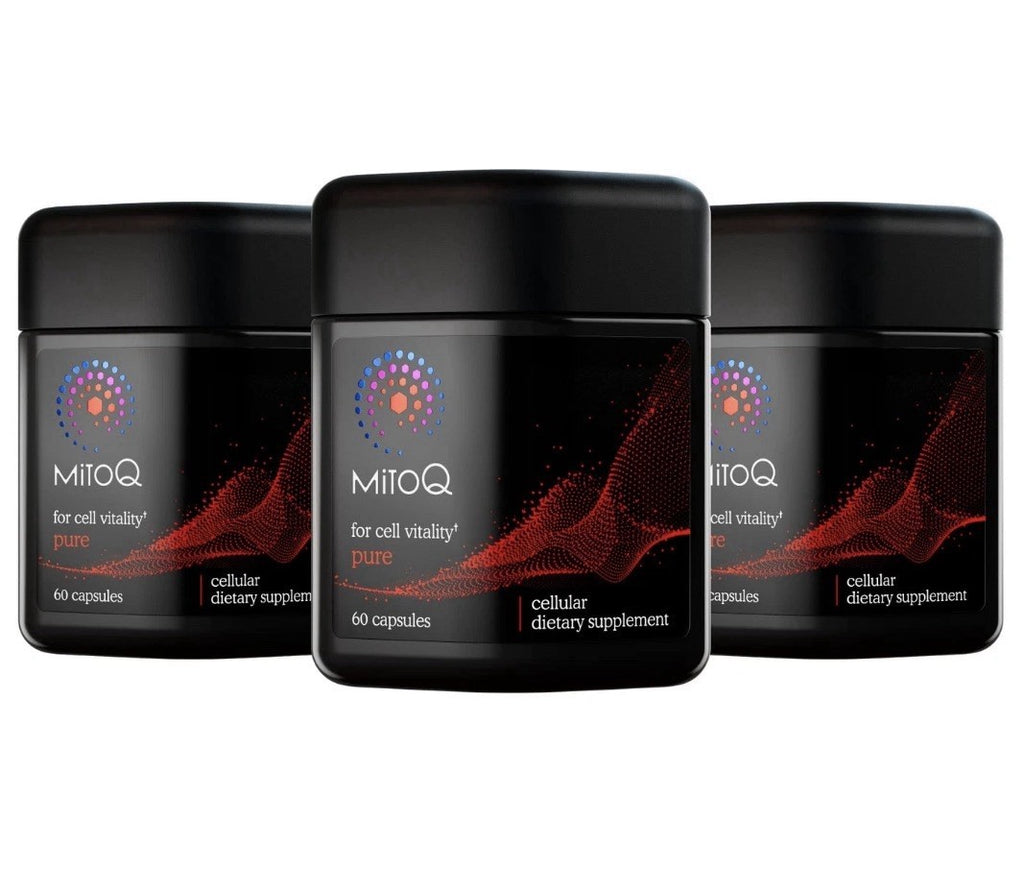 3Pack MitoQ For Cell Vitality Pure Cellular Dietary Supplement Metabolic Support