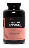 LEGION Micronized Creatine Capsules Monohydrate Muscles Workout Recovery 180caps