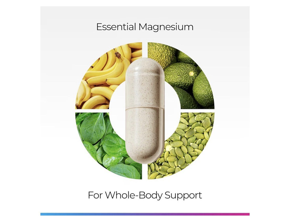 Livingood Daily Magnesium Supplement with Magnesium Glycinate Citrate Oxide 60ca
