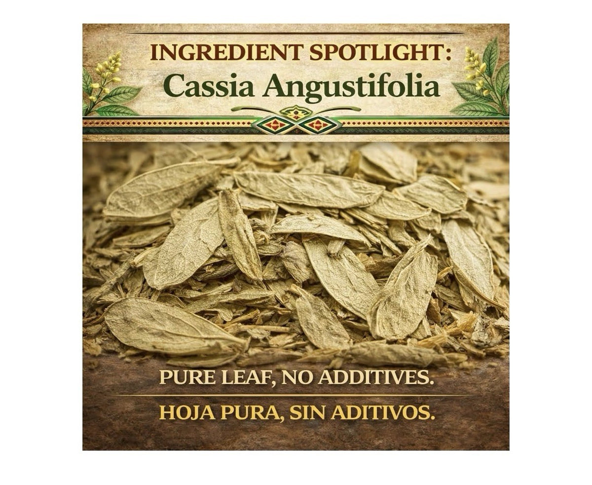 B-Experts Hoja Sen Dried Senna Leaves Té Senna Loose Leaf Tea Natural 4 oz