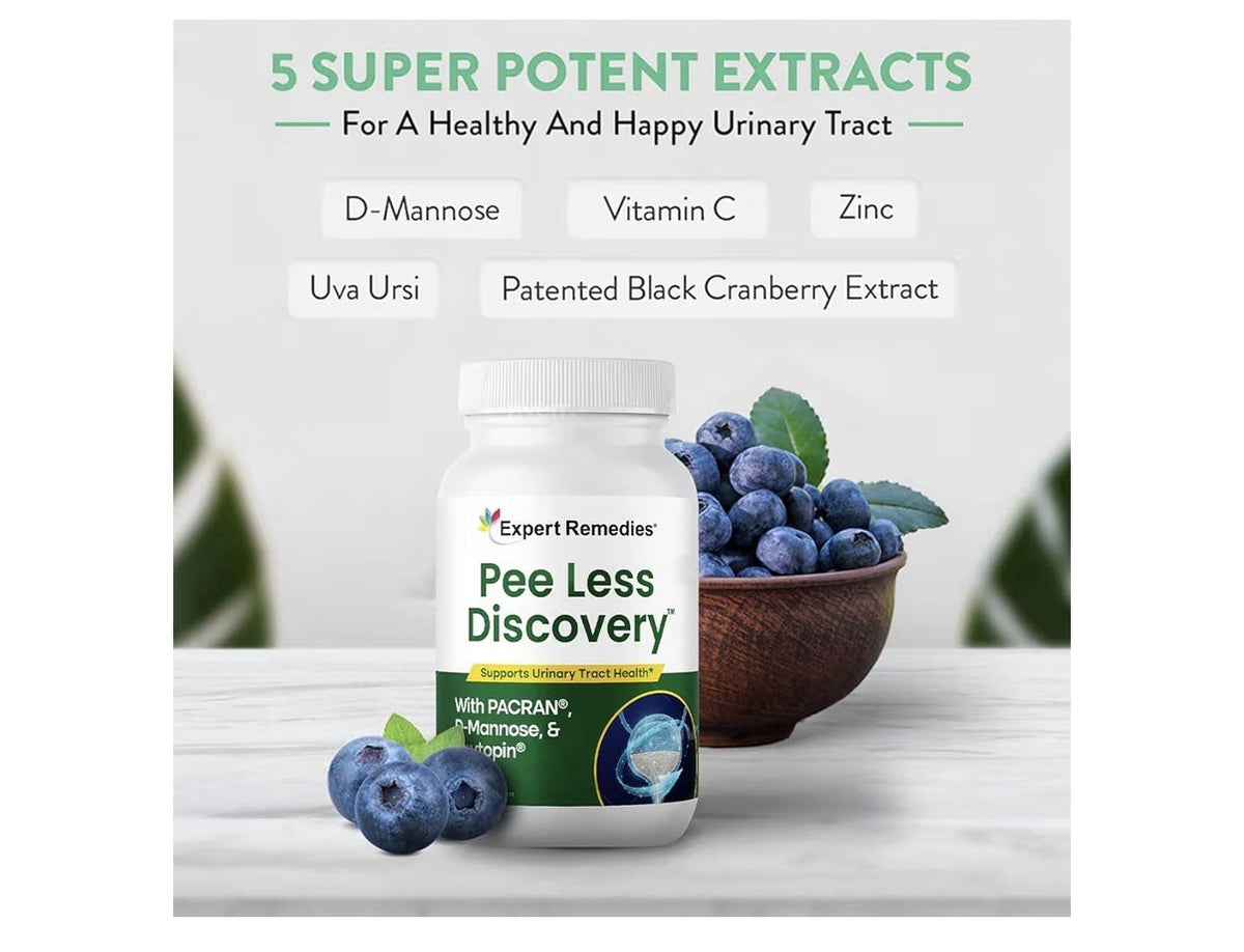 Expert Remedies Pee Less Discovery Bladder Support Supplement For Women Men 90ca
