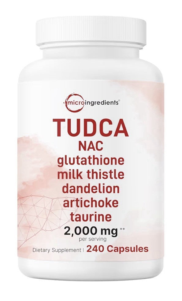 Micro Ingredients TUDCA Tauroursodeoxycholic Acid 240 Capsules