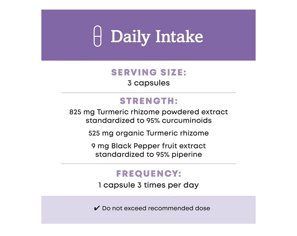 Oregon's Wild Harvest Turmeric Healthy Inflammation Response After Exercise 120c
