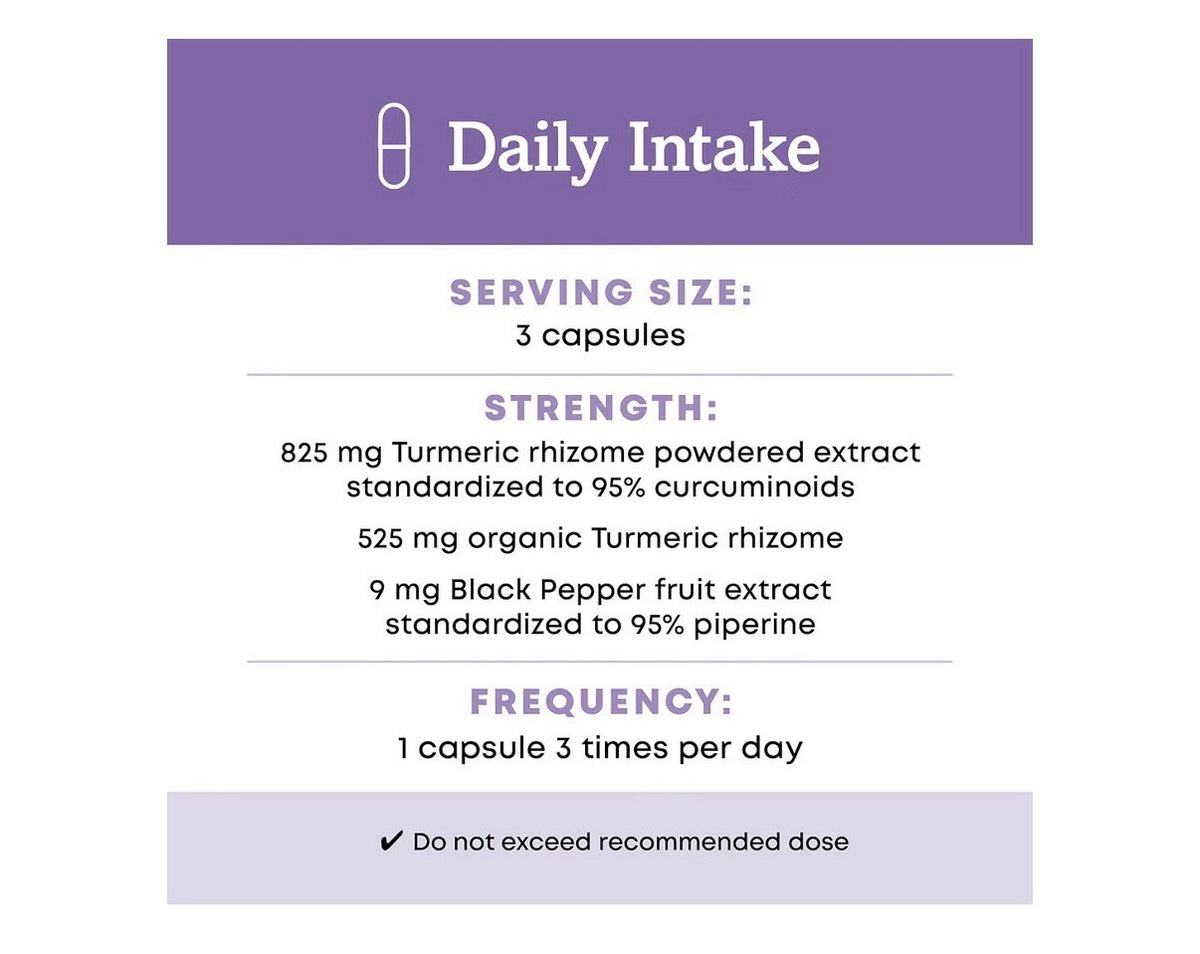 Oregon's Wild Harvest Turmeric Healthy Inflammation Response After Exercise 120c