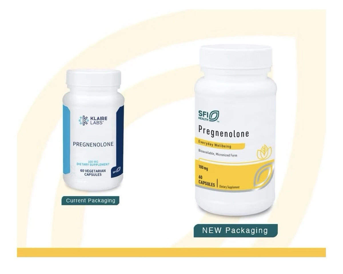 SFI Health Pregnenolone Everyday Wellbeing 100mg Bioavailable Micronized Form