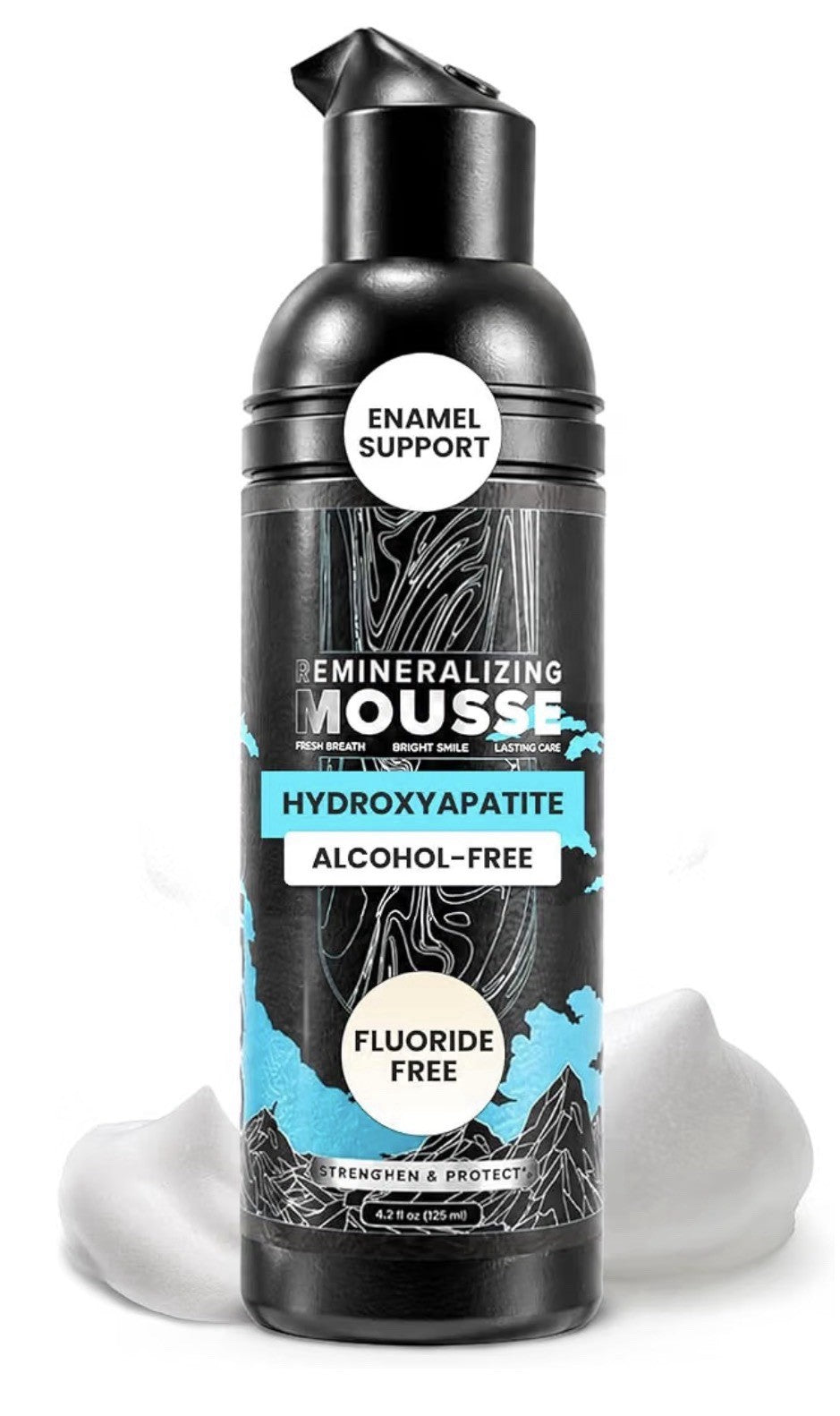 Larineco Remineralizing Mousse HYDROXYAPATITE Leave-On Dental Foam