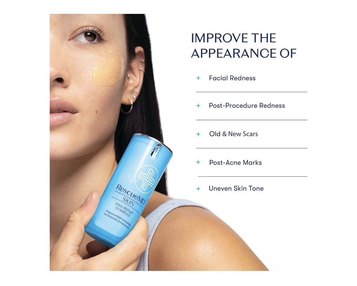 RescueMD Skin DNA Repair Complex Scar Treatment Serum PostProcedure Redness 15ml