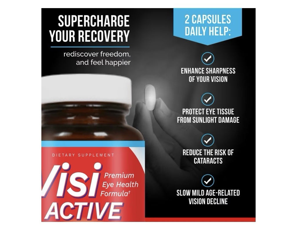 Vision Support Supplement - Eye Health Formula with L-Tartrate,