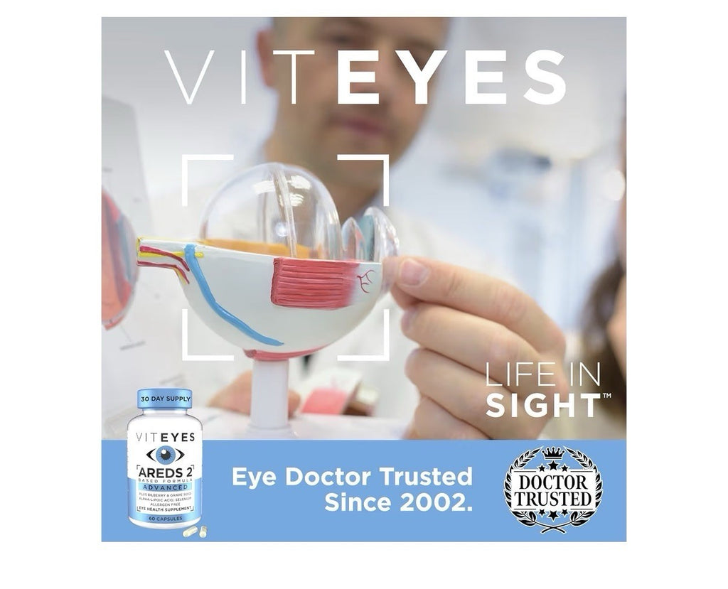 Viteyes AREDS 2 Advanced Based Formula Eye Macular Vision Health Support 60 caps