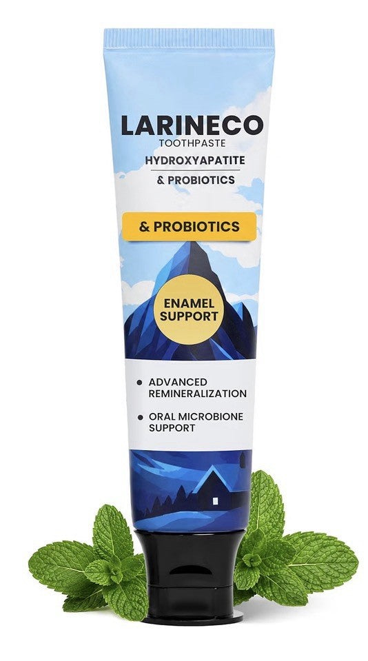 Larineco Hydroxyapatite Probiotics Toothpaste SLS Free Remineralizing Xylitol