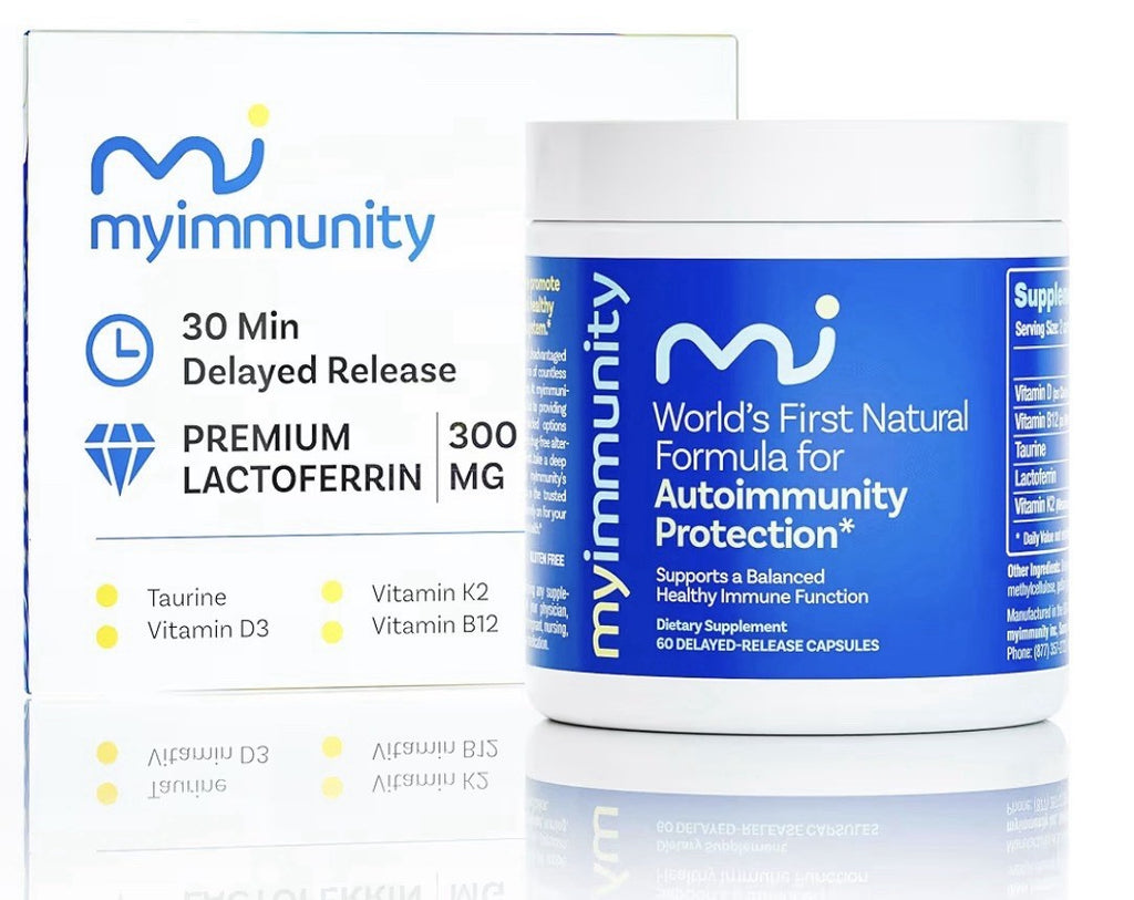 MyImmunity Immune Balance Supplement Grass-Fed Lactoferrin Gut Digestive 60 Caps