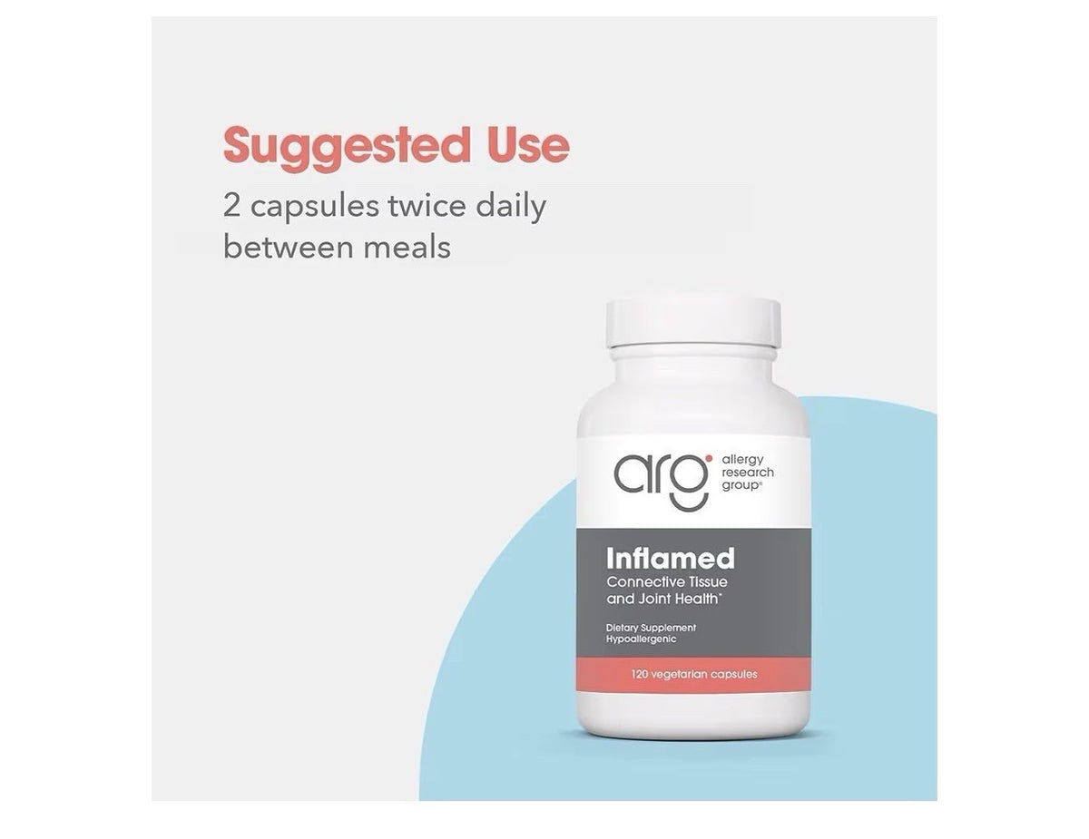 Allergy Research Group Inflamed Joint Health Supplement Joint Support 120capsule