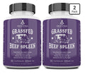 2 Pack Ancestral Supplements Beef Spleen Grass Fed Supplement Pasture Raised