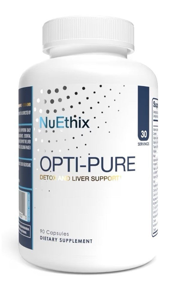 NuEthix Opti-Pure Detox And Liver Support Daily Nutritional Detoxification 90cap