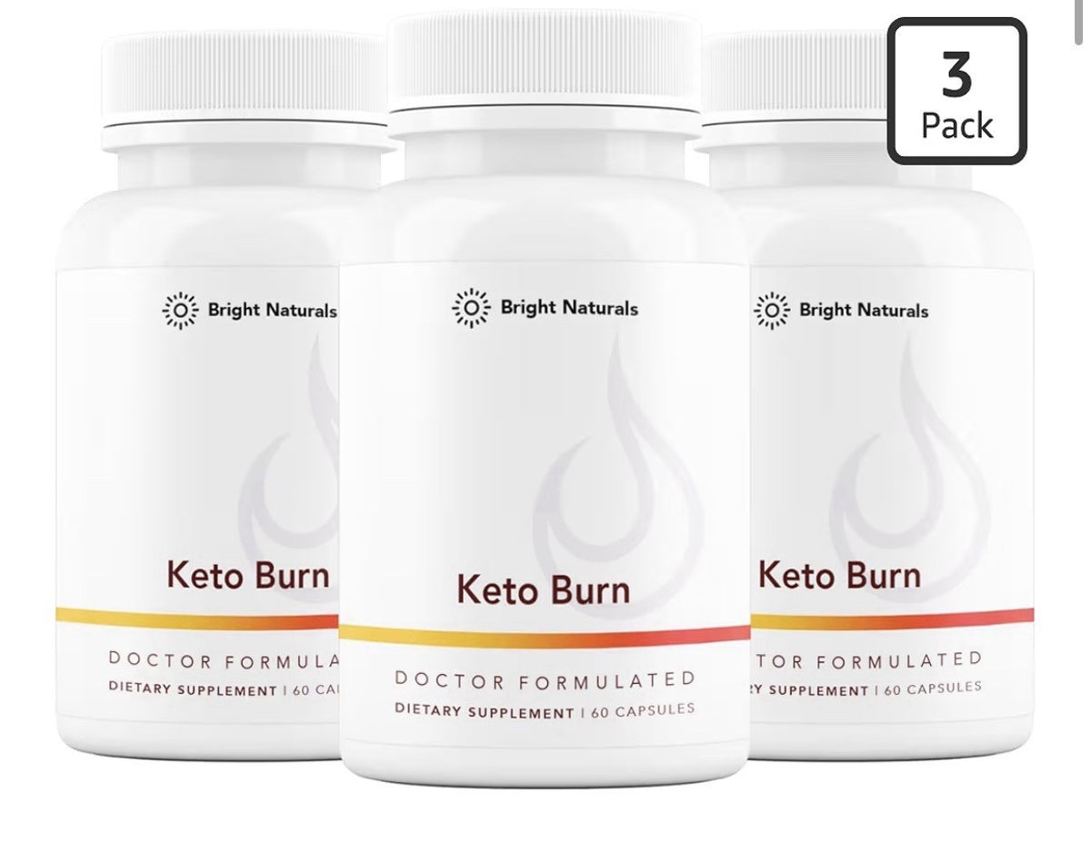 Bright Naturals Keto Burn Keto Burn Supplement for Keto Diet and Energy 3 Pack