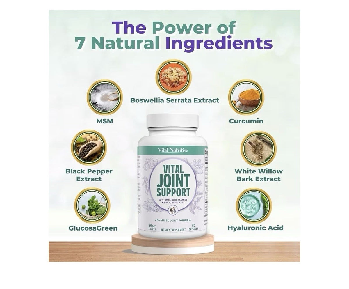 2Pack Vital Nutritive Vital Joint Support Supplement for Men & Women Glucosamine