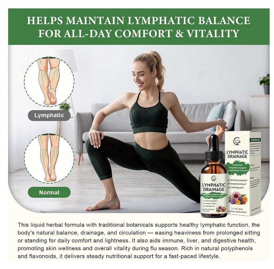 GORNVB Lymphatic Drainage Drops Detox Cleane Immune System Liver Health 2 Pack