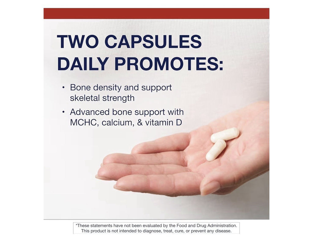 Metagenics Bone Builder Plus MCHC Supplement for Bone Health Density 180Capsule
