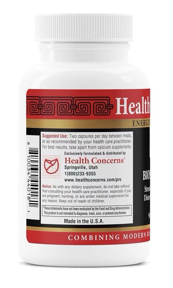 Health Concerns BioStrong Herbal Supplement Bone Strength Density Support 90caps