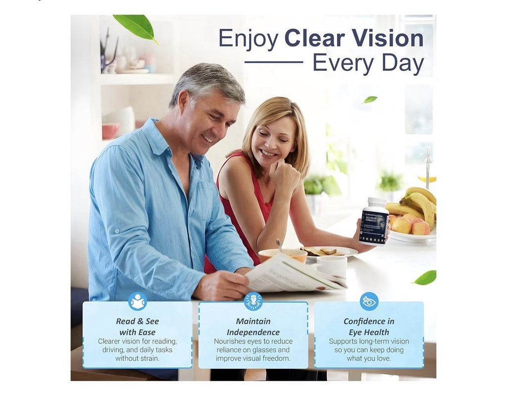 The Rebuild Your Vision Ocu-Plus Formula Healthy Visual System Supplement 60caps