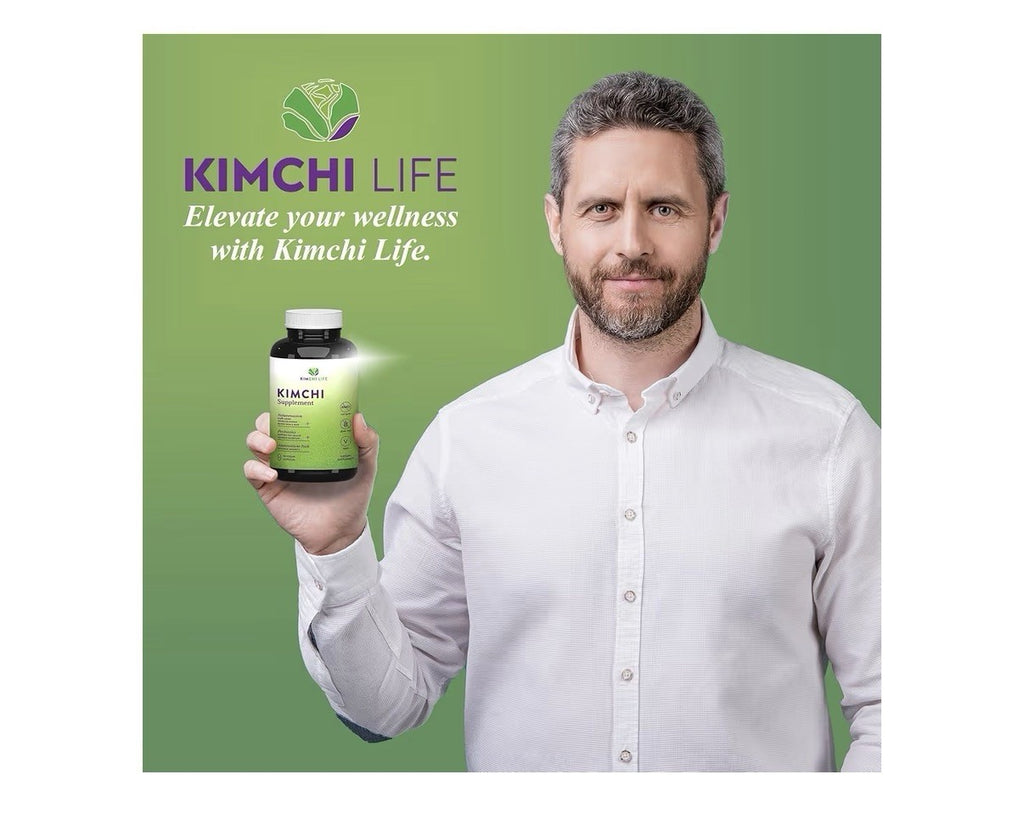 Kimchi Life Probiotics Gut Health Immune Support Energy Skin Hair Health 90 Caps