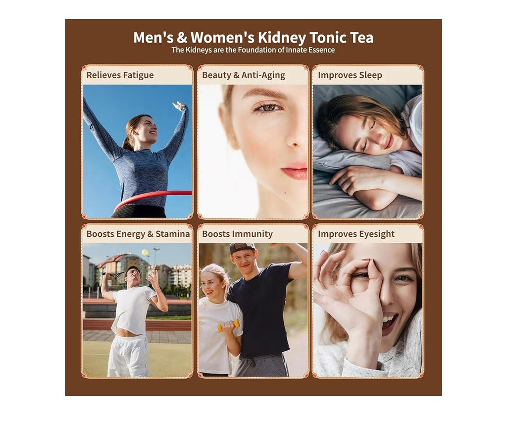 Beleeplanner Ginseng Five Treasures Kidney Detox 75 Teabags Herbal 7 Ingredients
