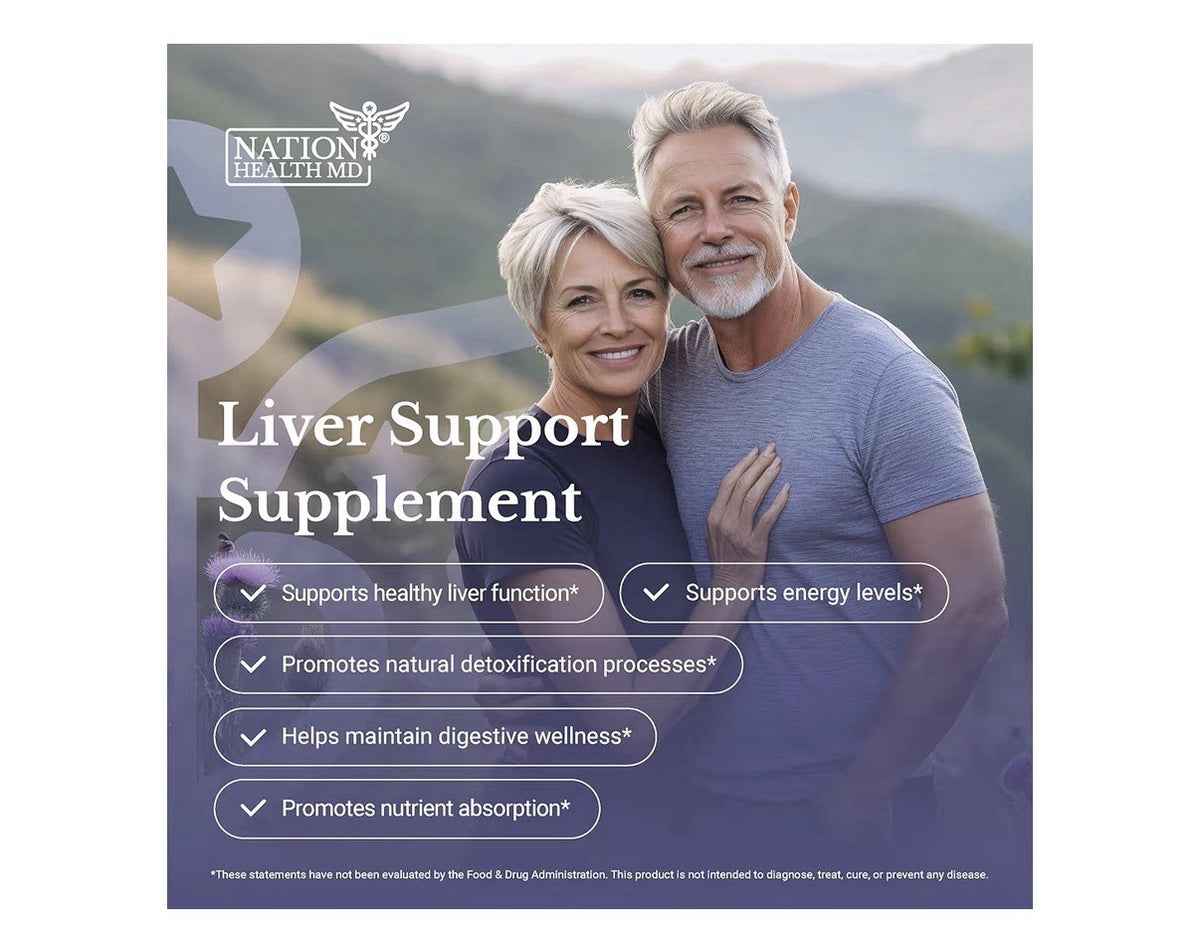 Nation Health MD Liver Renew Healthy Liver Function Cleanse Detox Repair 2 Pack