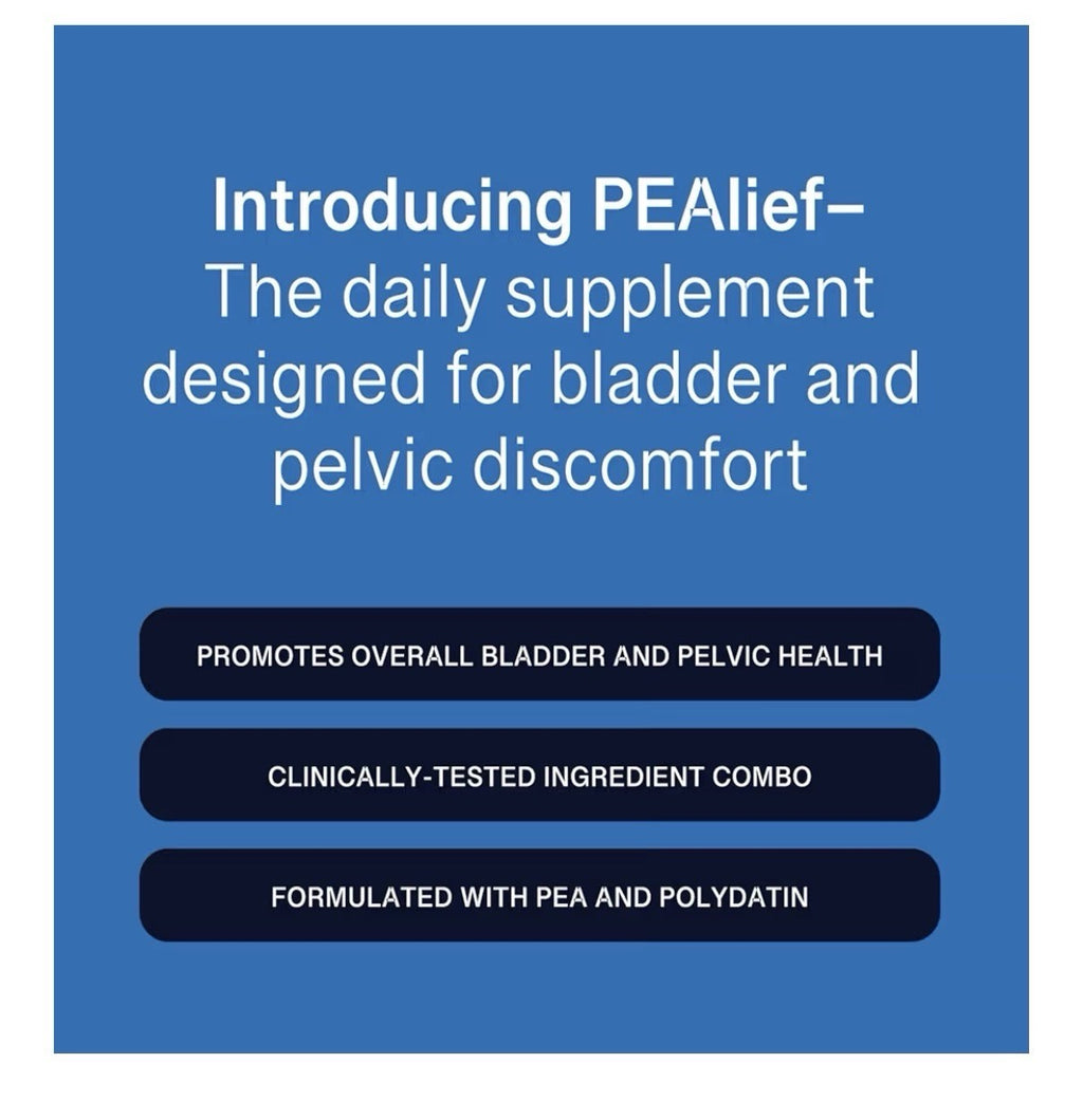 PEAlif Pea + Polydatin For Bladder Pelvic Discomfort Urinary Health Support 60ca