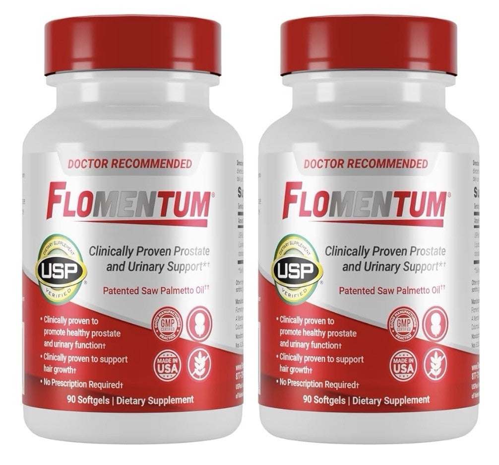 Flomentum® Prostate Urinary Support Supplement With Saw Palmetto For Men 2 Pack