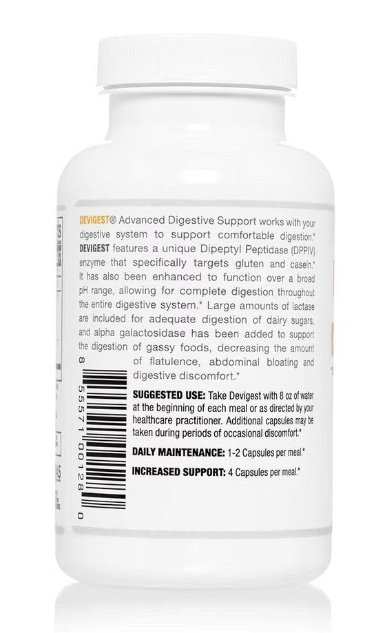 Arthur Andrew Medical Devigest ADS Advanced Digestive Gas Bloating Support 180ca