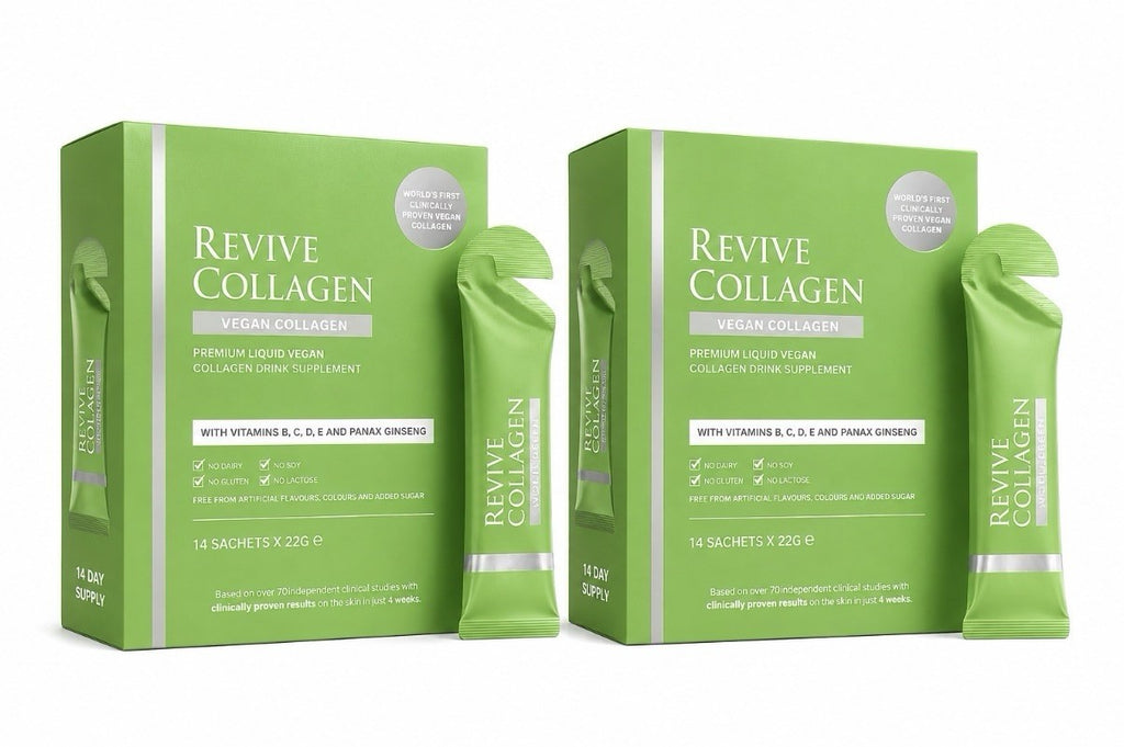 Revive Collagen Vegan Collagen Premium Liquid Drink Supplement Plant-Based 2 Box