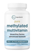 Micro Ingredients Pure Methylated Multivitamin Bioactive Forms Advanced 240 Caps
