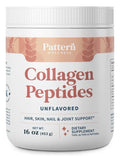Pattern Wellness Collagen Peptides Powder Hair Nails Skin Joint Support 16oz