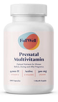 FullWell Prenatal Multivitamin Optimal Nutrients For Women Pregnancy 240capsules