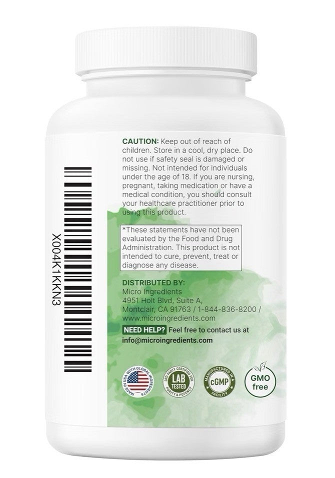 Micro Ingredients Mega Probiotics 40 Strains 200 Billion CFU 120 Veggie Capsules
