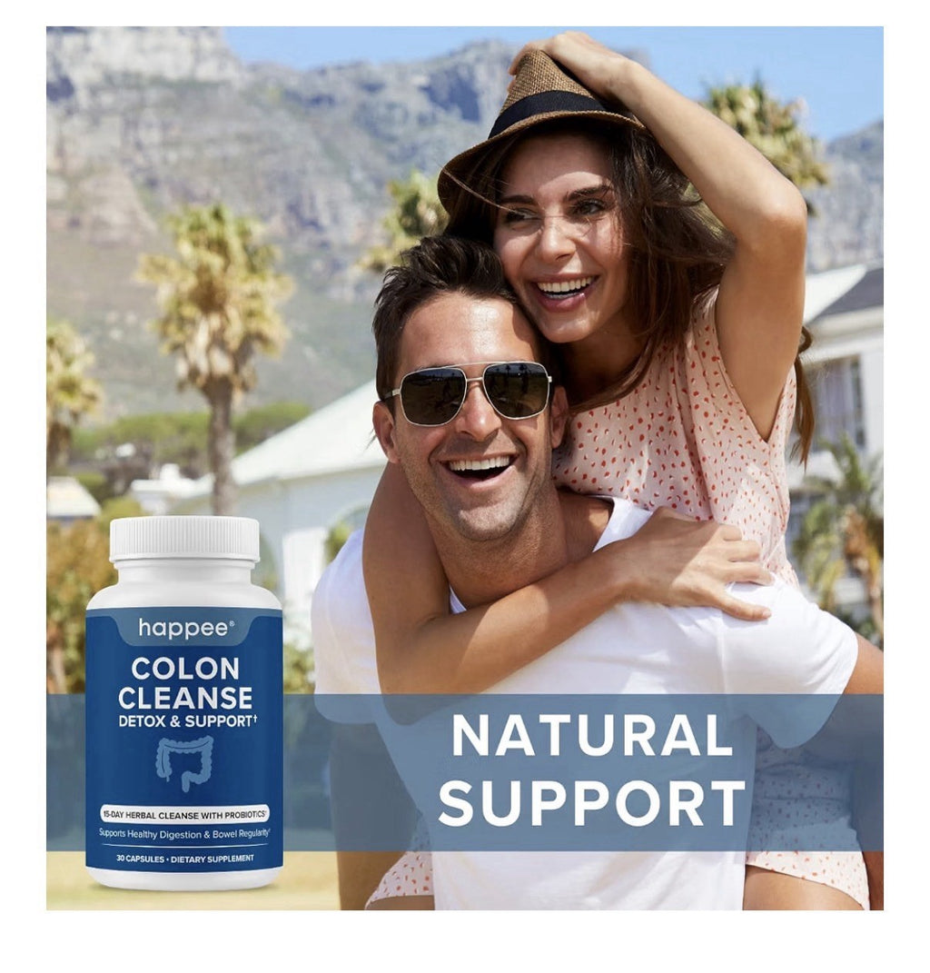Happee Colon Cleanse Detox & Support Bowel Regularity Support 15 Day Cleanse 30C