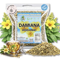 B-Experts Damiana Leaves Leaf Te Loose Herbal + Stainless Steel Tea Infuser 4 oz