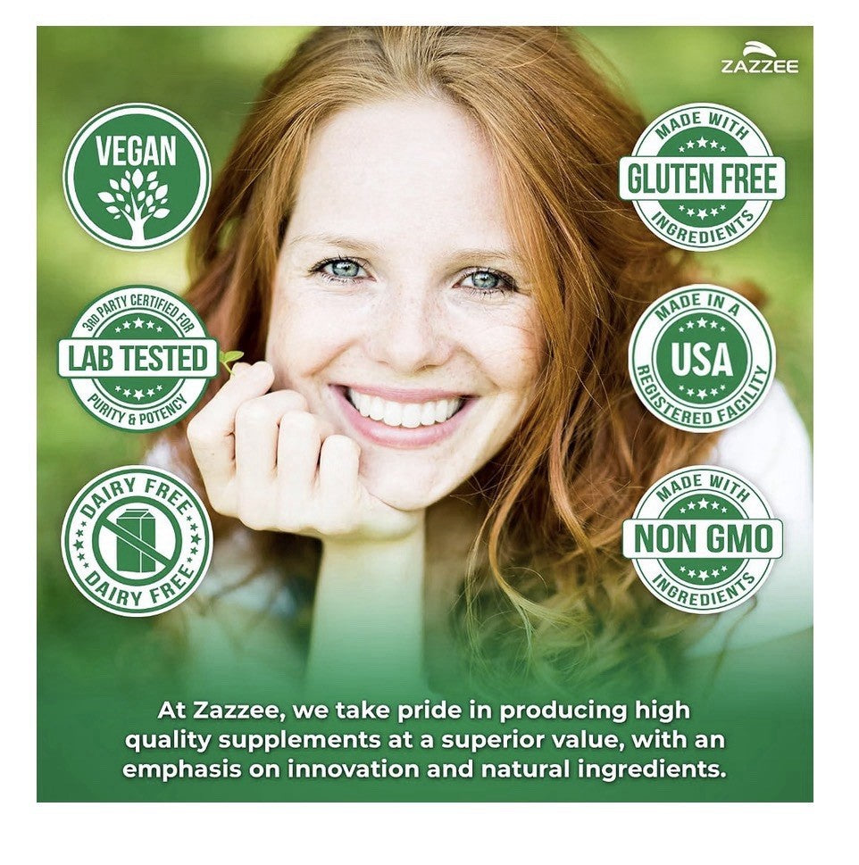 Zazzee Organic Cranberry Healthy Urinary Tracy Support 2 Month Supply 60 Capsule