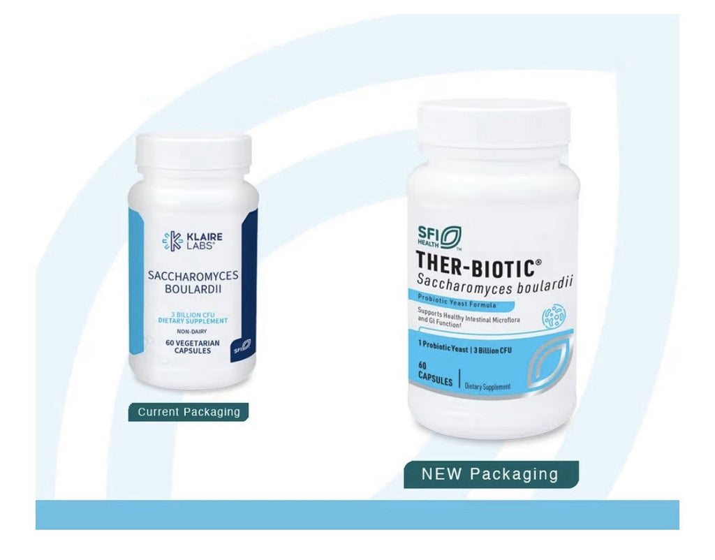 SFI Health THER-BIOTIC Saccharomyces Boulardii Probiotic Yeast Formula 120 Caps