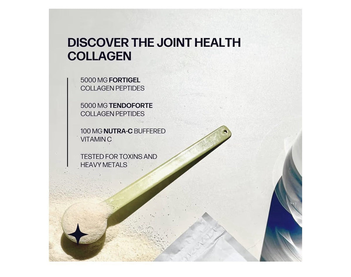 Sparkle Wellness Joint Boost Collagen Powder Mobility Ligament Health Orange